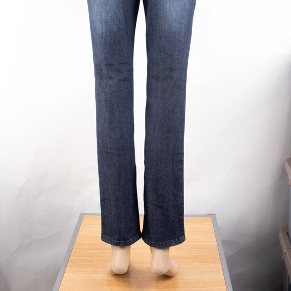 d. Jeans Skinny 6 (28 X 29) Women's Denim Jeans Dark Wash Zip Fly - Picture 6 of 10